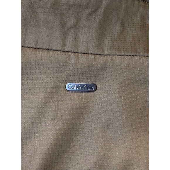 Calvin Klein Mens Ski Bomber Jacket Medium Brown - Picture 11 of 16